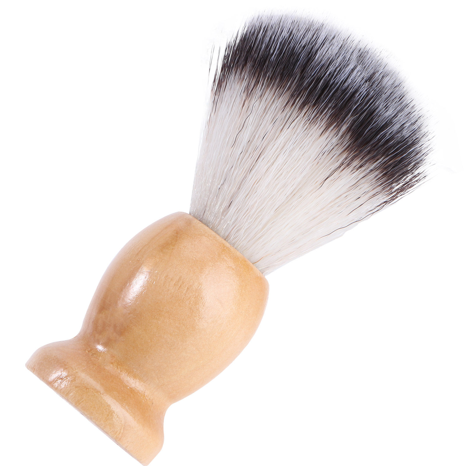 Men'S Grooming Tool - Erkekler İçin Sentetik Naylon Kıllı, Ahşap