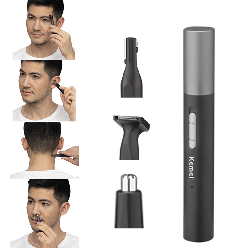 Men'S Grooming Ear Hair - Kemei Pro Şarj Edilebilir Burun Kılı