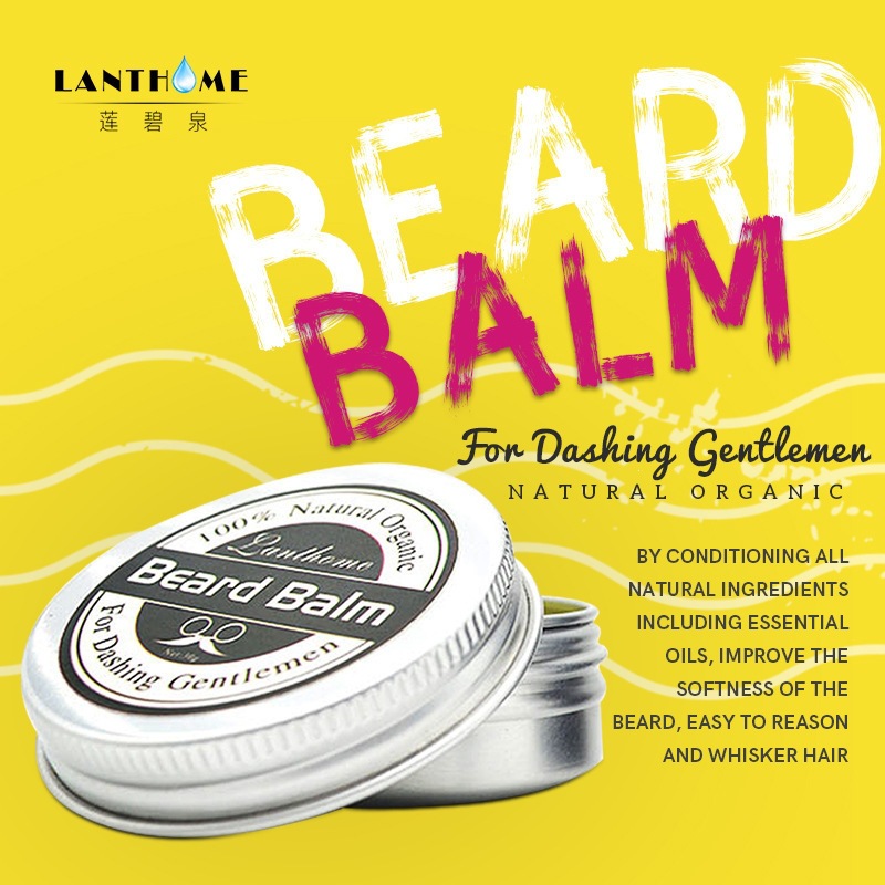 Beard Oil Growth - Doğal Sakal Balsamı Balmumu Erkekler İçin