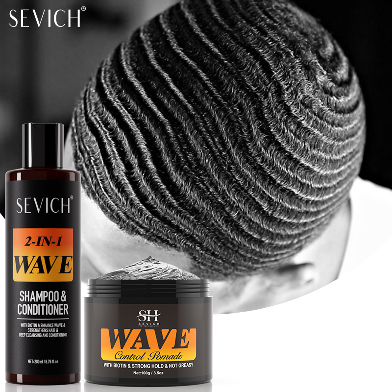 Men'S Grooming Gel - Derin Dalga Kontrol Pomad Şampuan Seti