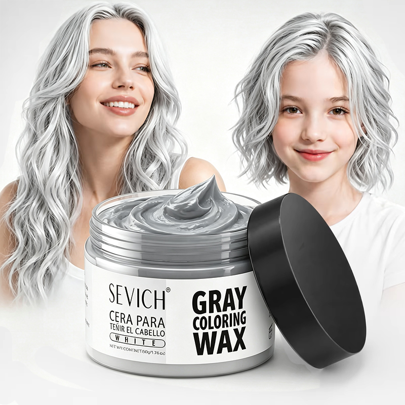 Men'S Grooming Gel - Gümüş Gri Saç Boyası, Kolayca Yıkanabilen,
