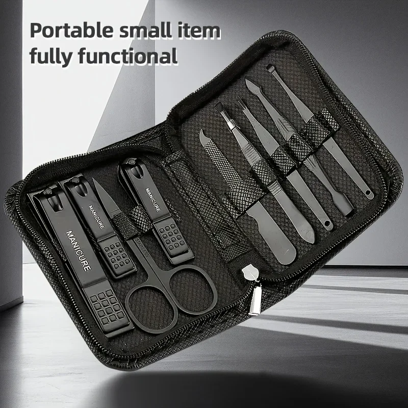 9 Parçalı 1'de Manikür Seti Pe - Men'S Grooming Tool incelemesi ve fiyatı